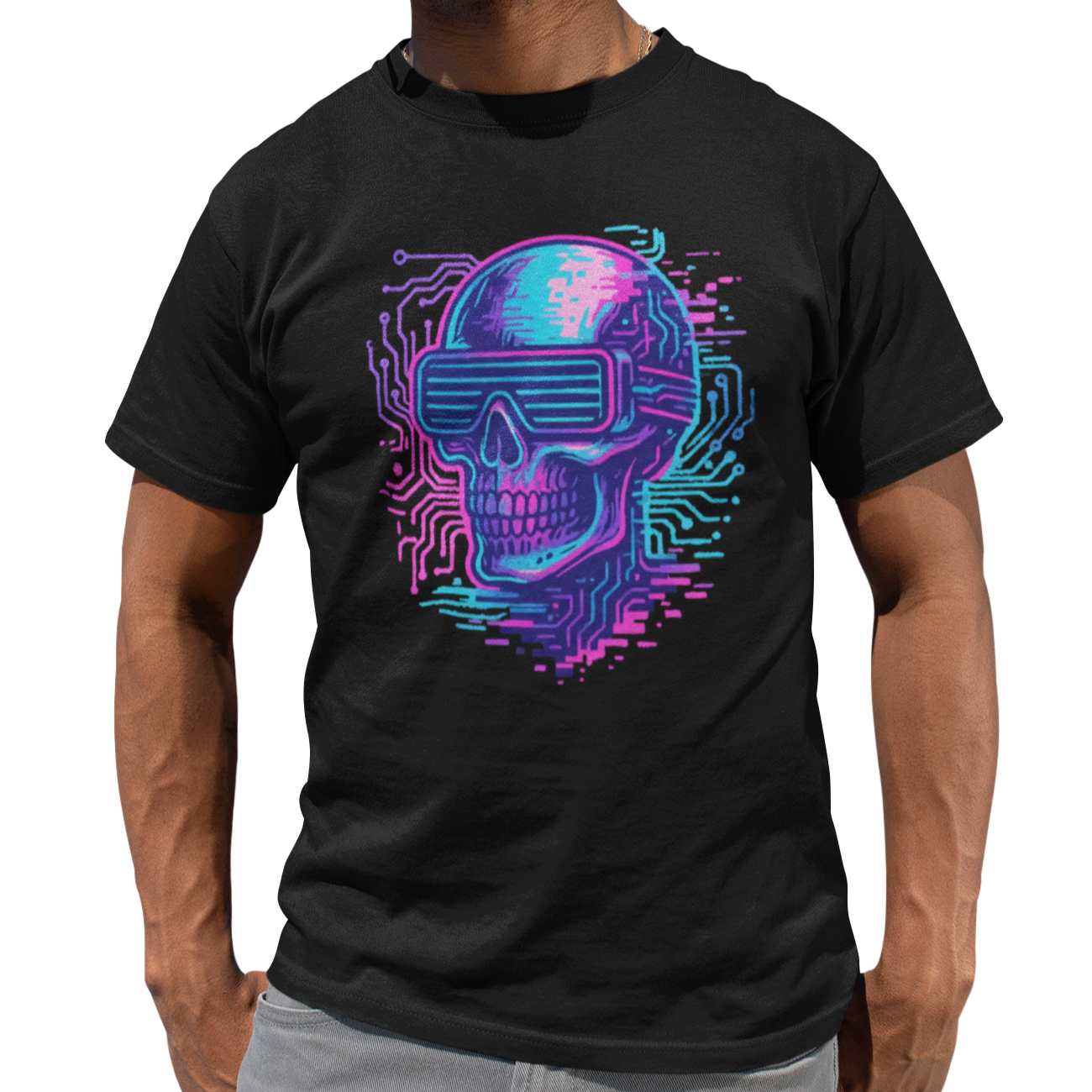 Skull Data T-Shirt