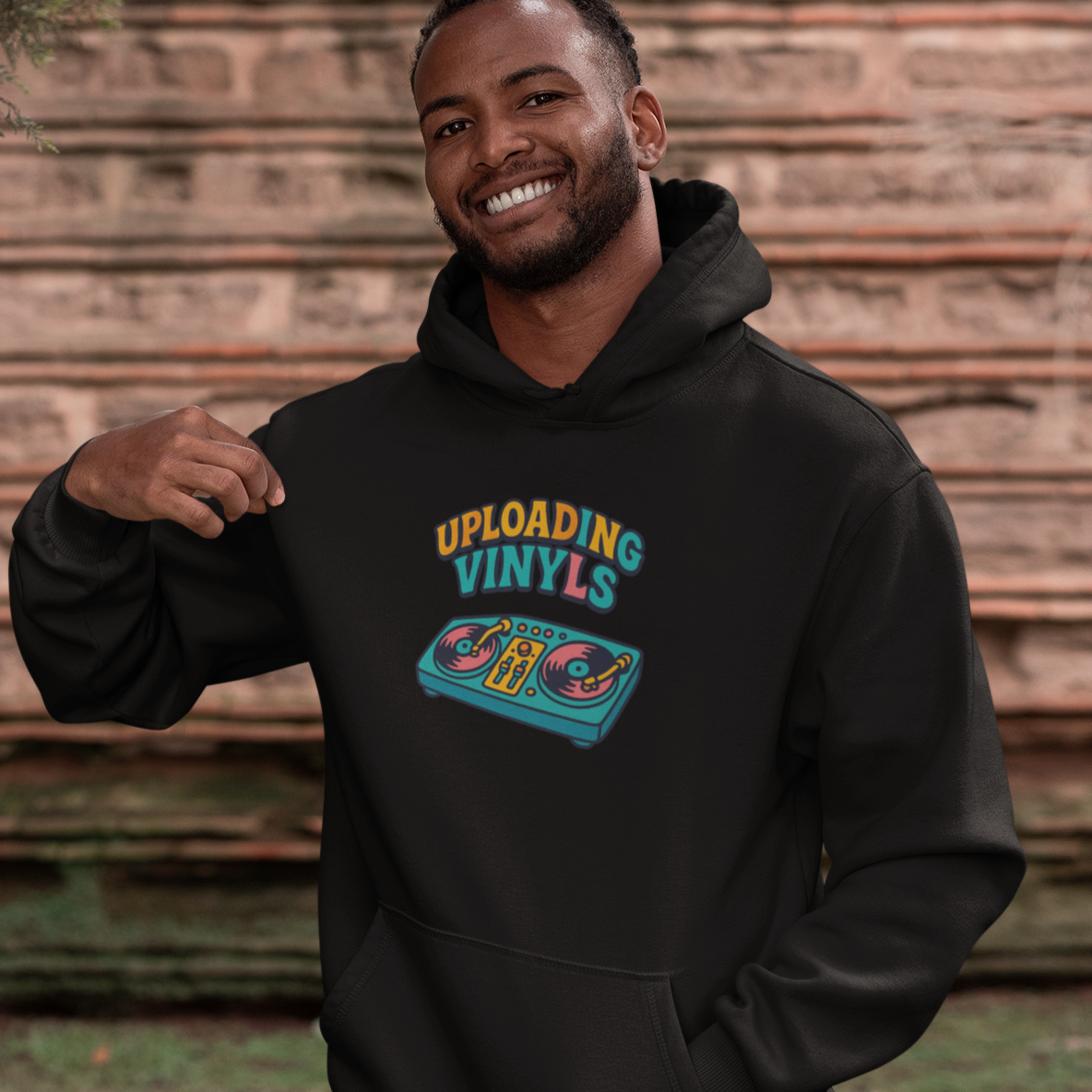 Uploading Vinyls Hoodie
