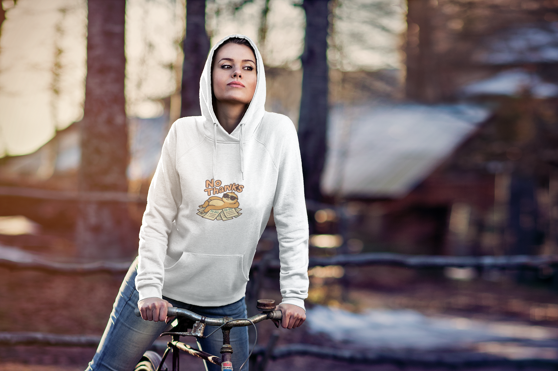 No Thanks Unisex Hoodie - Casual Everyday Essential