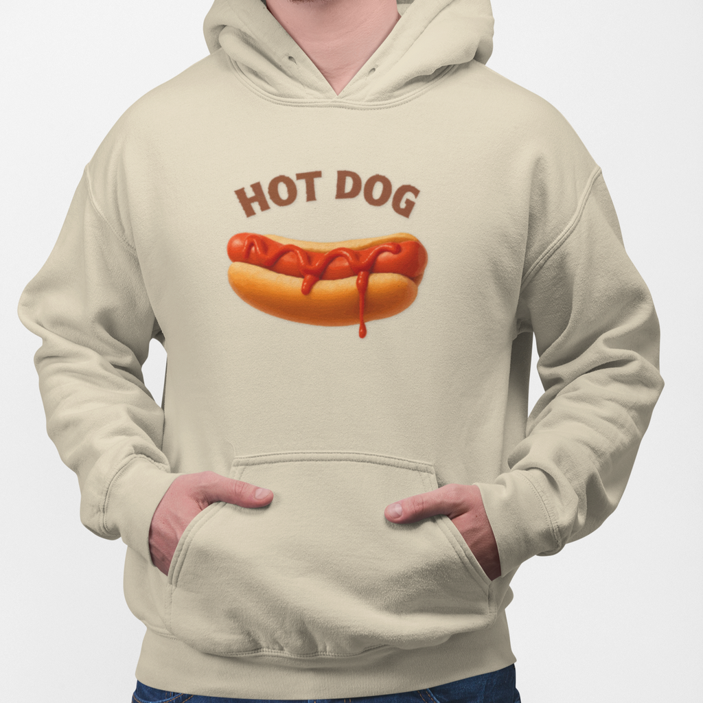 Hot Dog Unisex Hoodie - Casual Everyday Essential