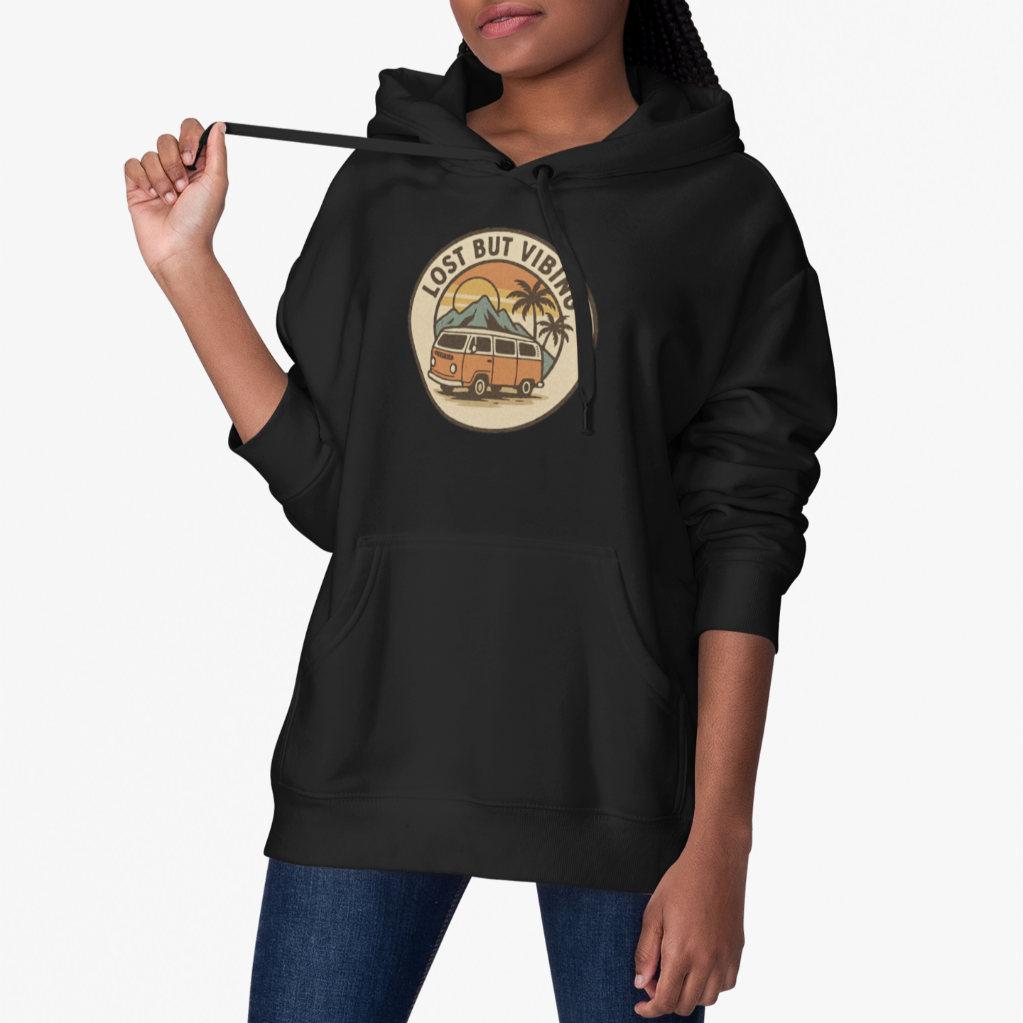 Lost but vibing Hoodie