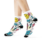 Fun Pop Art Crew Socks - Cool Socks