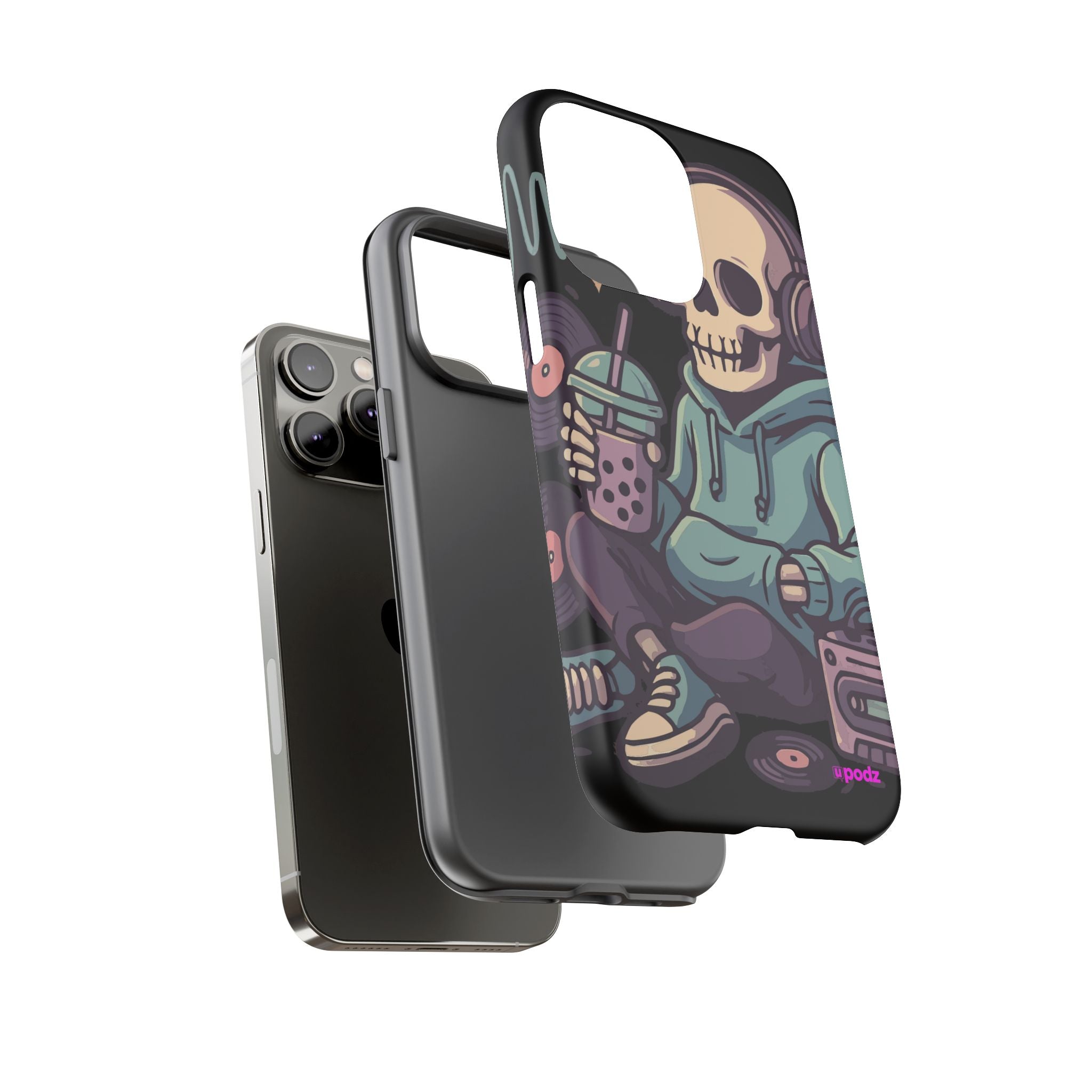 Skull Headphones Design, Tough Cases, Phone Cover