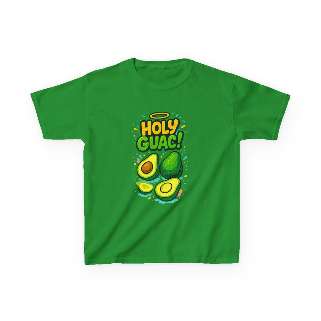 Holy Guac Kids Tee, Fun Graphic Tee, Kids Cotton T-Shirt