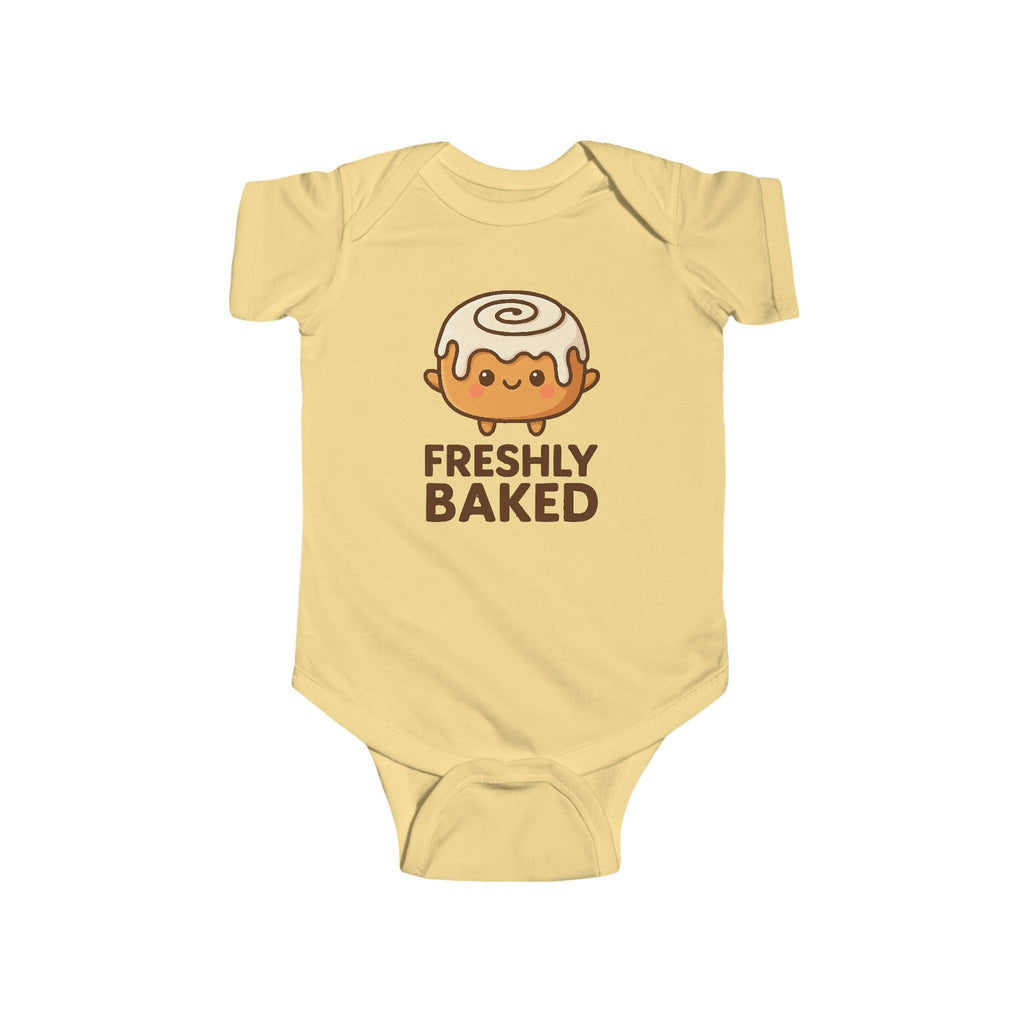 Freshly Baked Baby Bodysuit, Funny Infant Outfit, Cute Baby Clothes