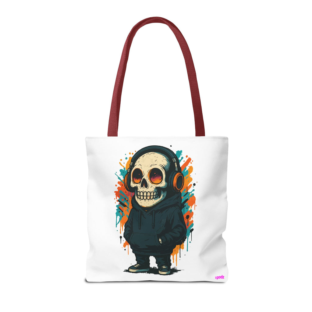 Skull Vibes Tote Bag - Quirky Fun Bag