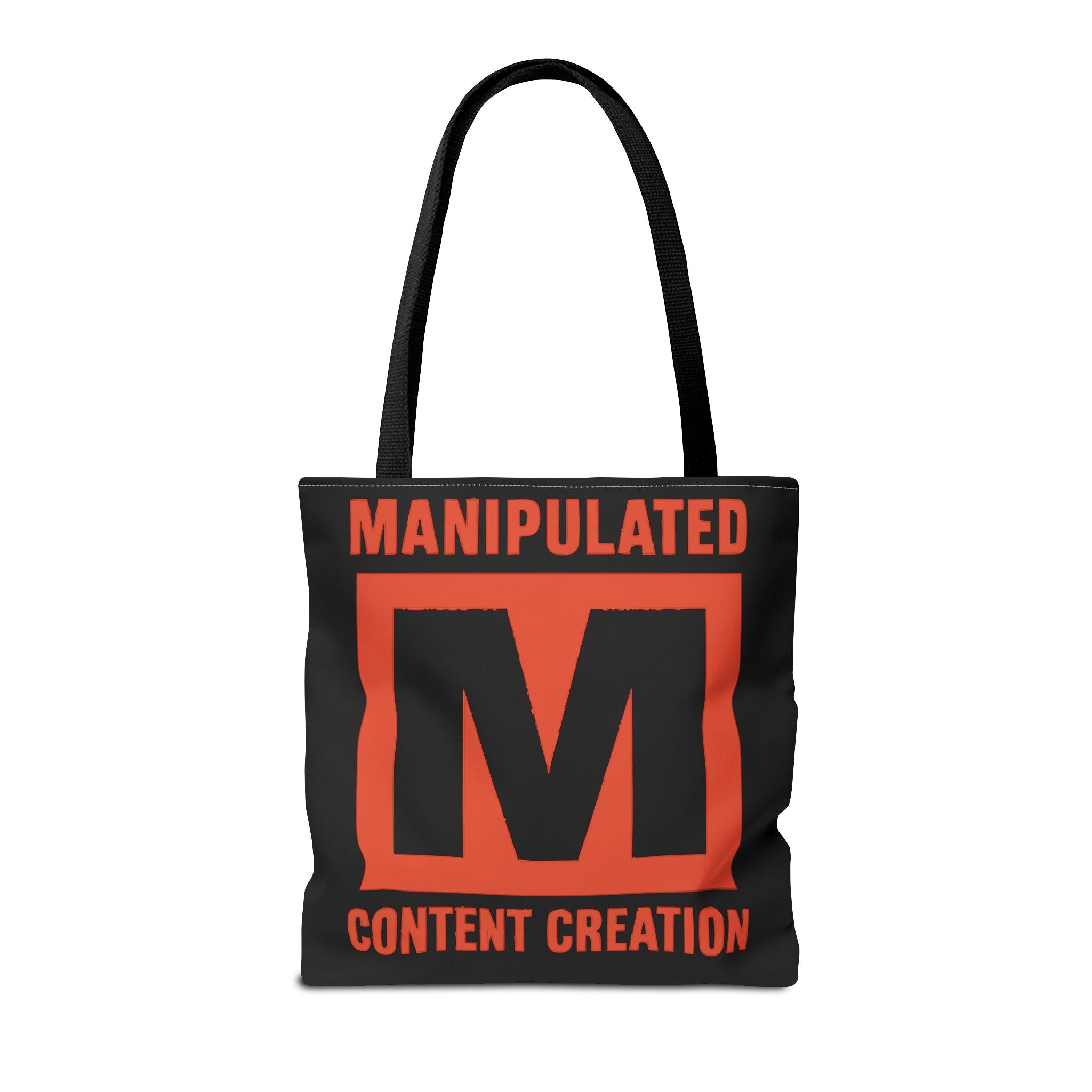 Manipulated Content Tote Bag, Inspirational Gift, Eco-Friendly Shopping Bag