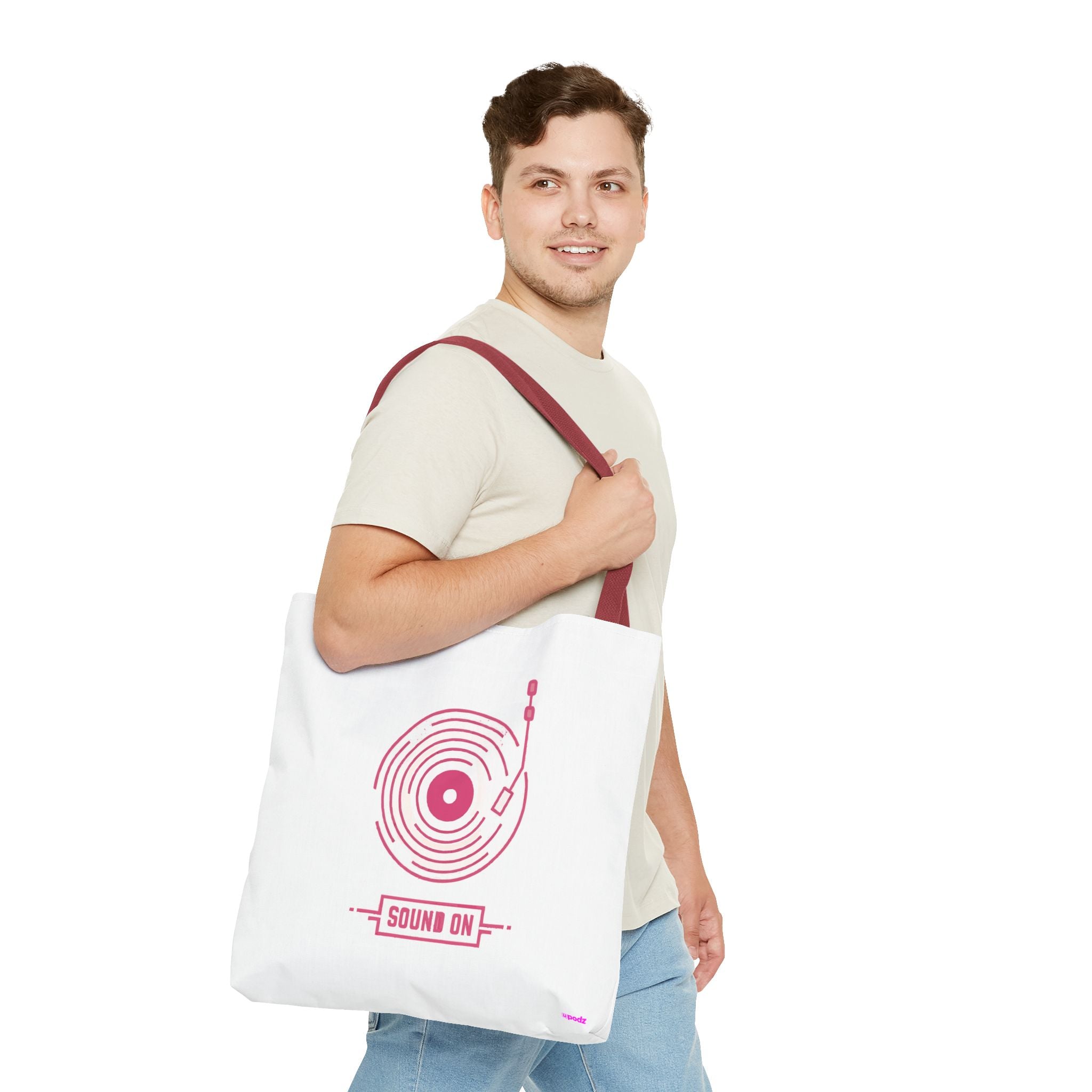 Sound On Tote Bag Design, Fun Bag