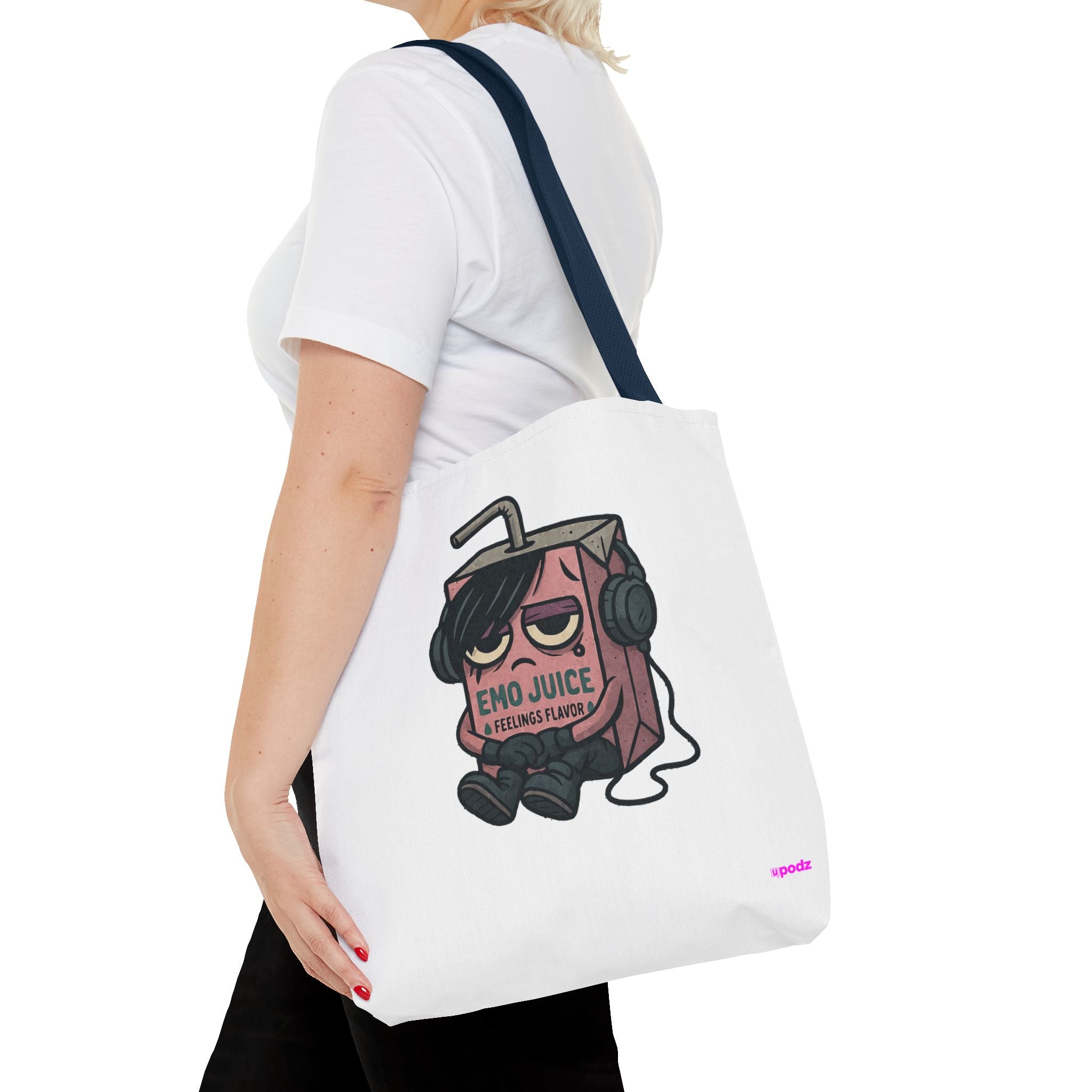 Sad Emo Tote Bag - Quirky Fun Bag