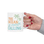 Ocean is Calling Ceramic Mug |  Personalized Mug