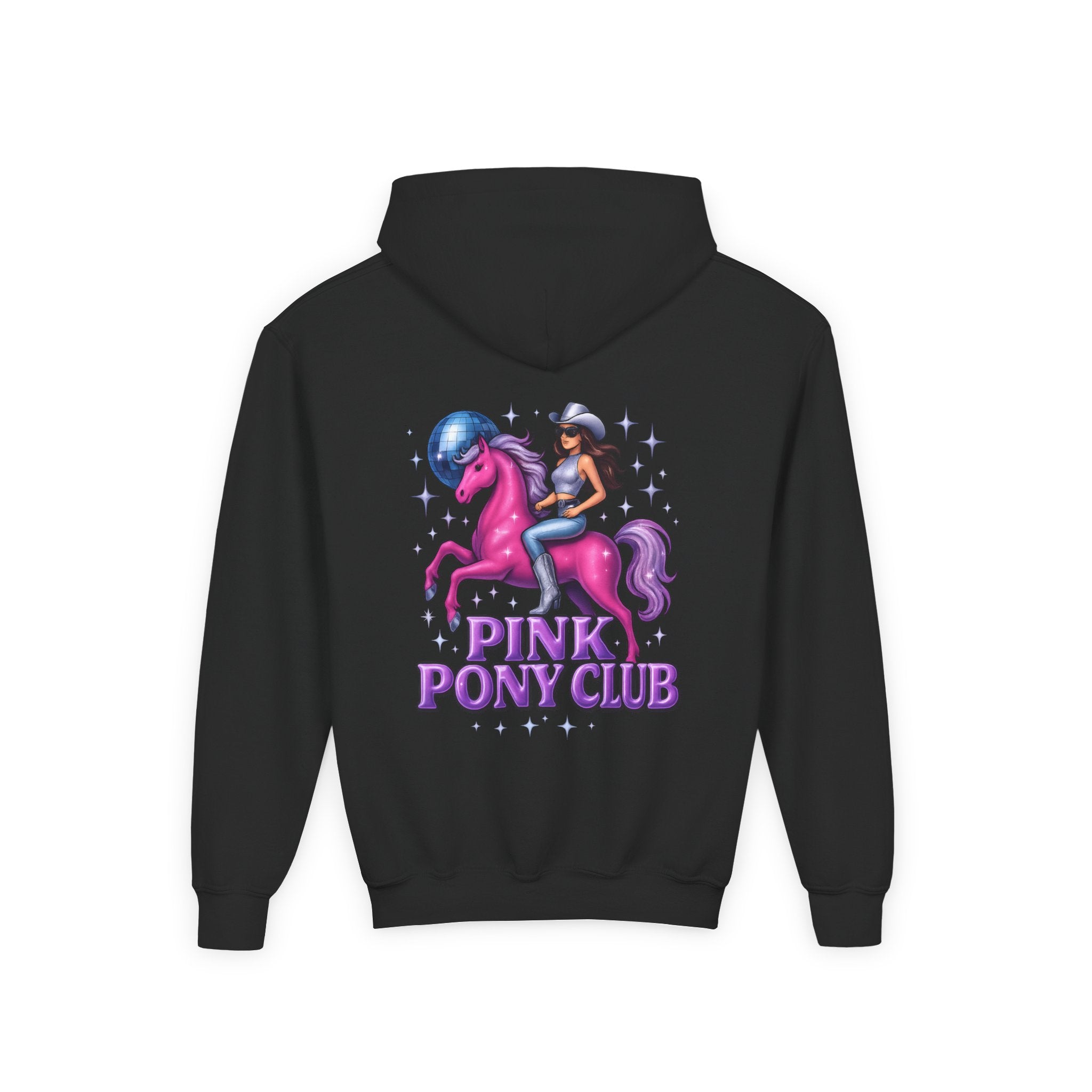 Pink Pony Club Youth Hooded Sweatshirt, Casual Wear