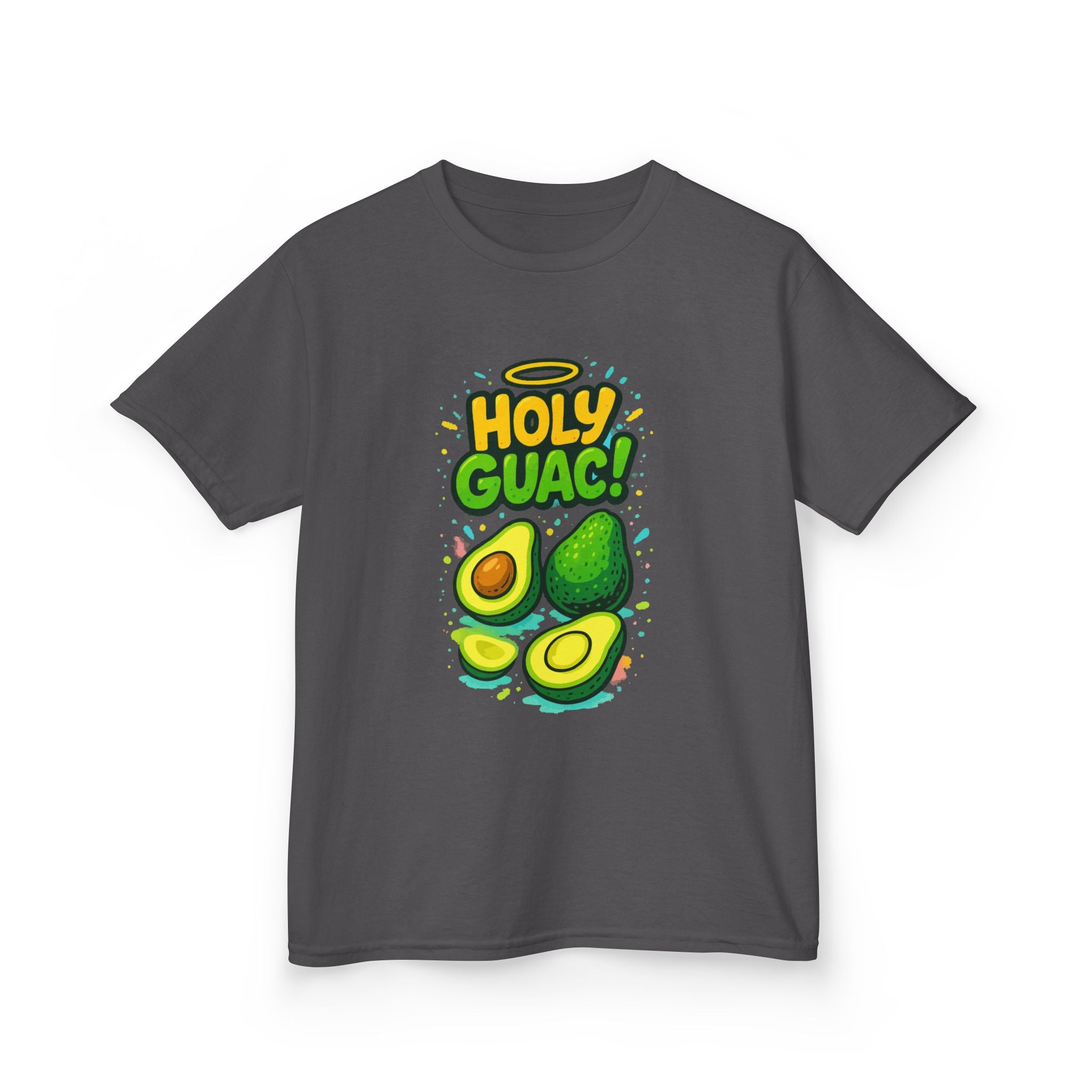 Holy Guac Kids Tee, Fun Graphic Tee, Kids Cotton T-Shirt