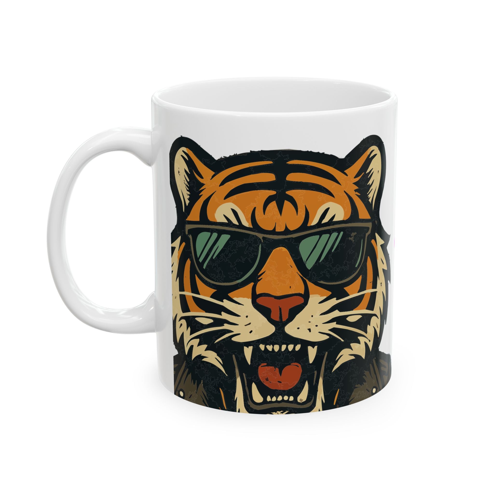 Tiger Ceramic Mug |  Personalized Mug