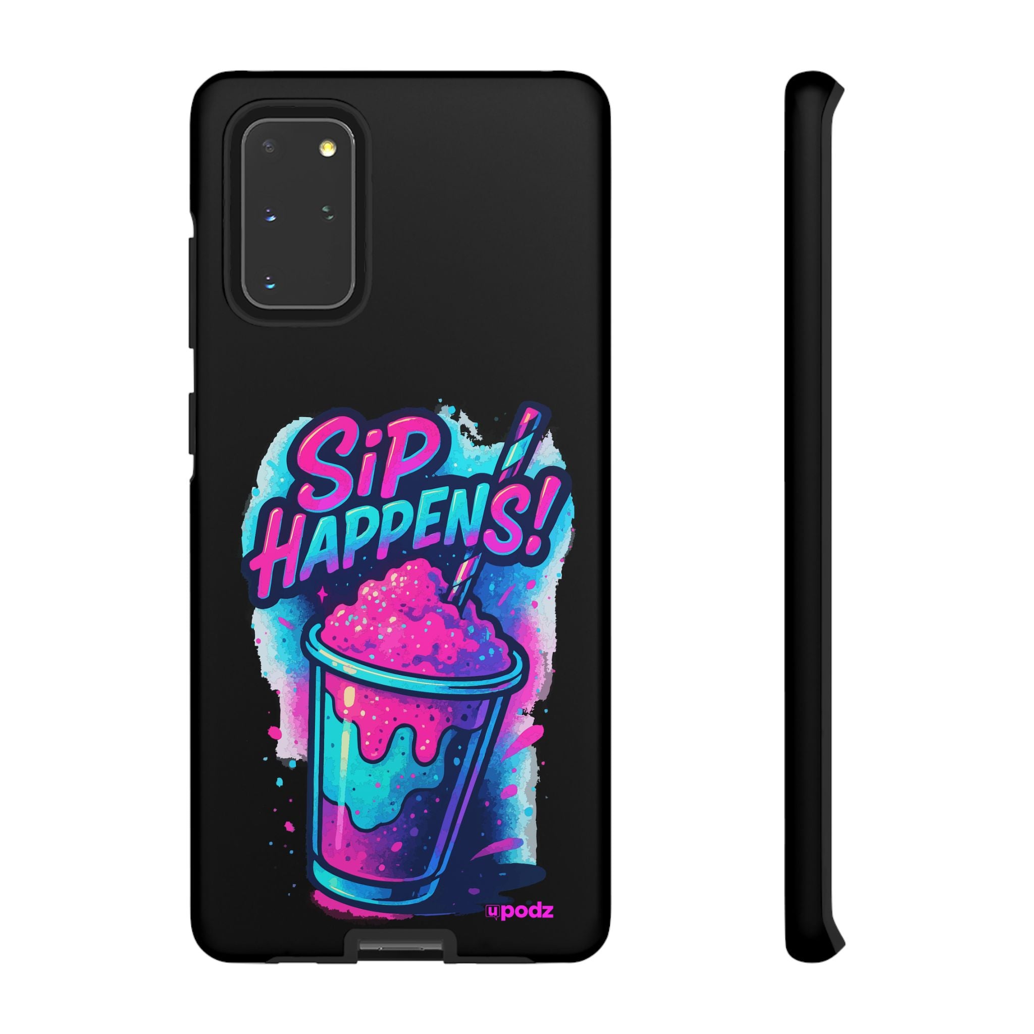 Sip Happens Phone Case Design, Tough Cases, Phone Cover