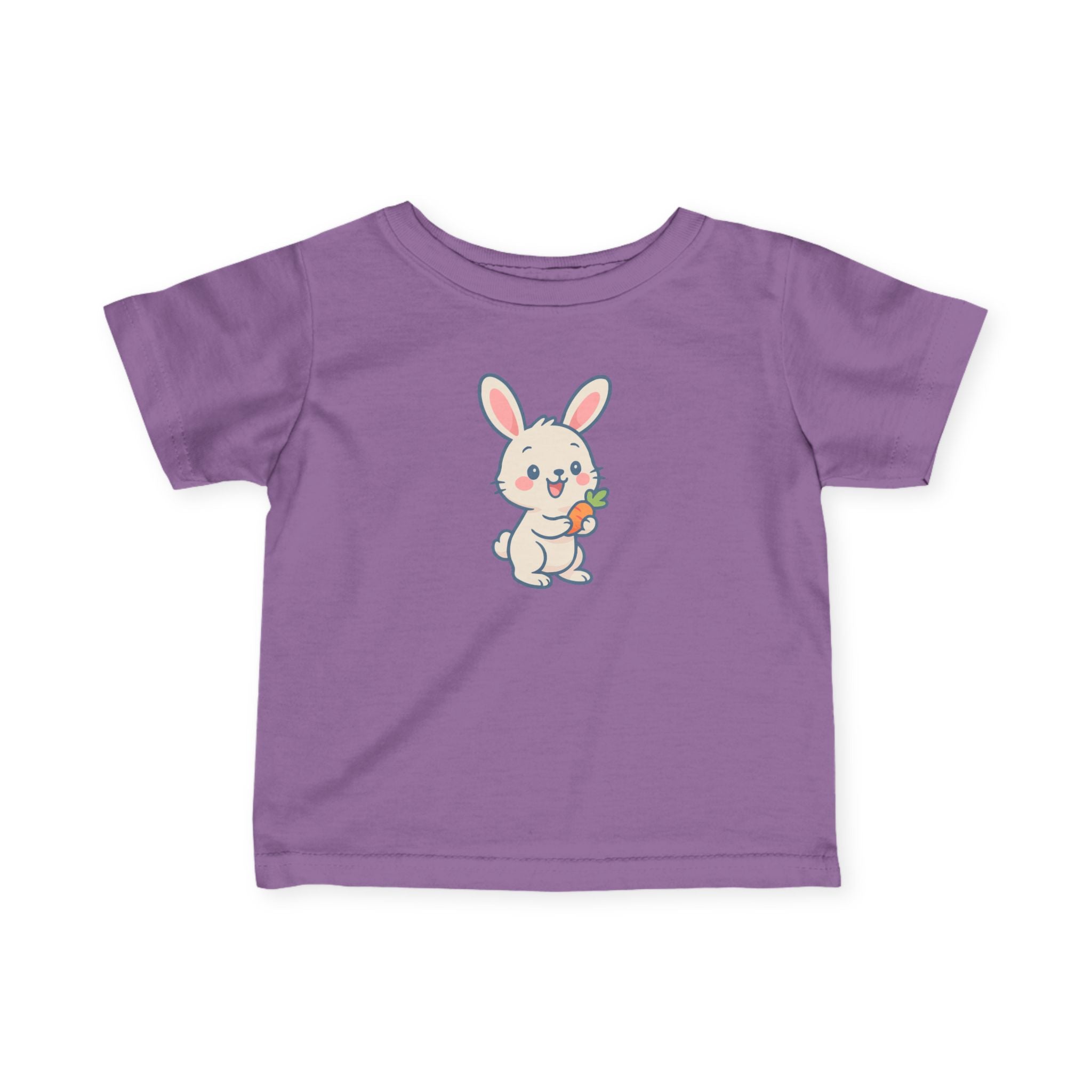 Happy Baby Bunny Infant Tee, Baby Shirt, Toddler Tee, Farm Animal T-Shirt