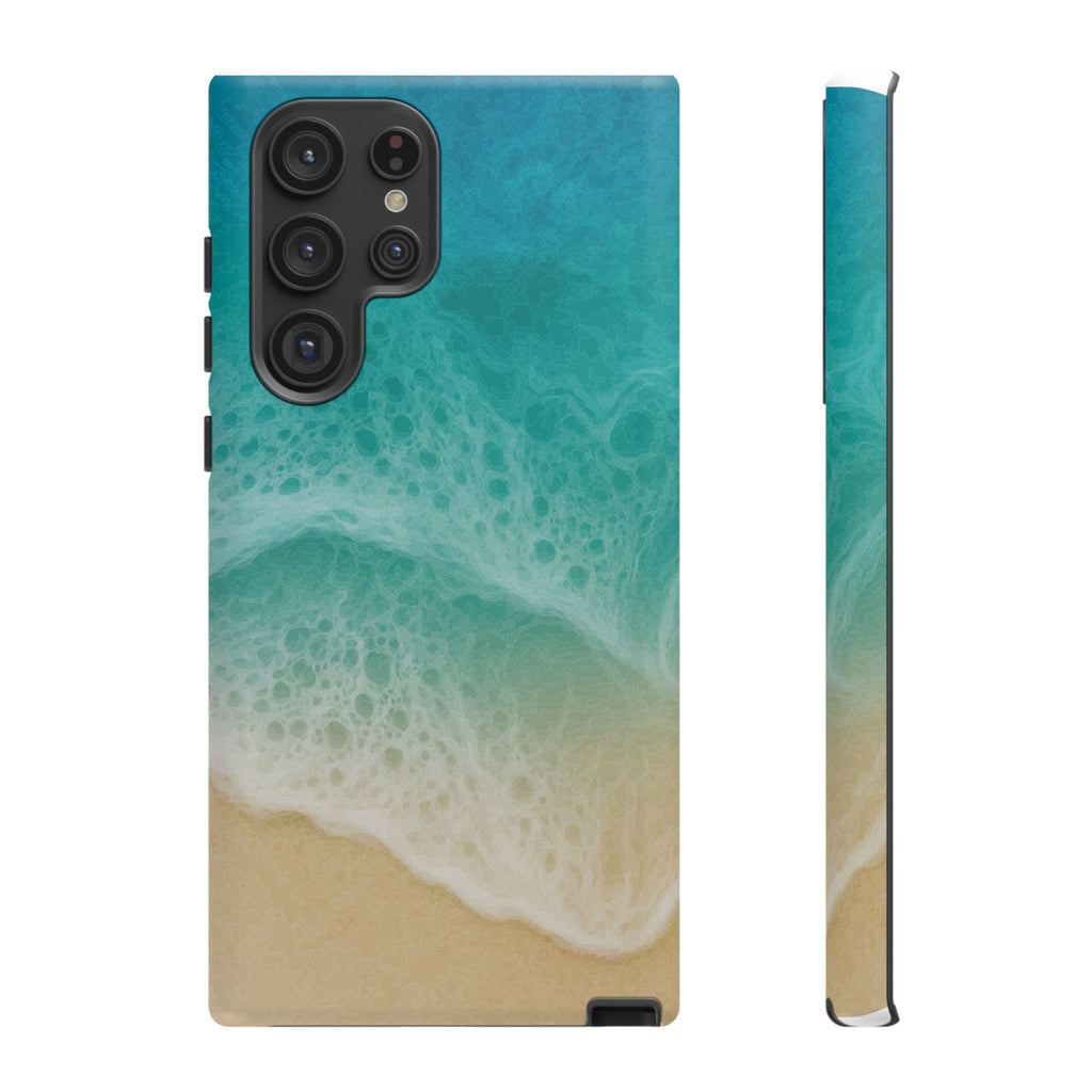Resin Art, White Cover Design, Tough Cases, Phone Cover