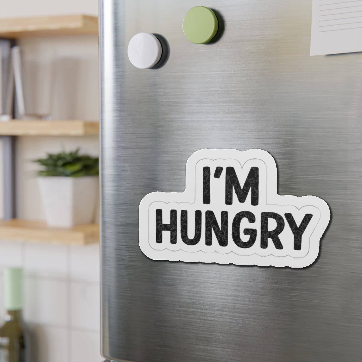 Hungry Die-Cut Magnets | Fun Kitchen Decor