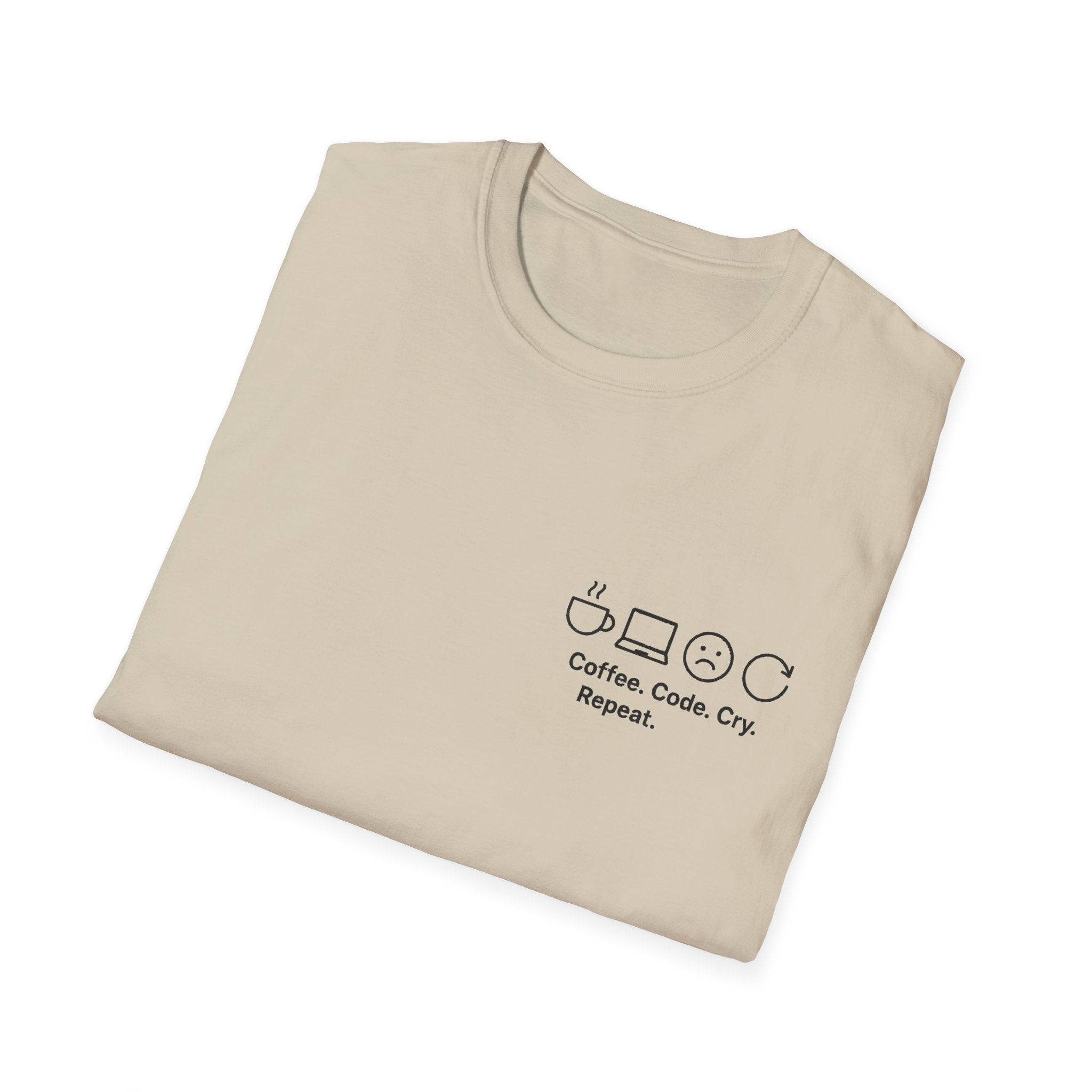 Coffee Code Cry Repeat T-Shirt