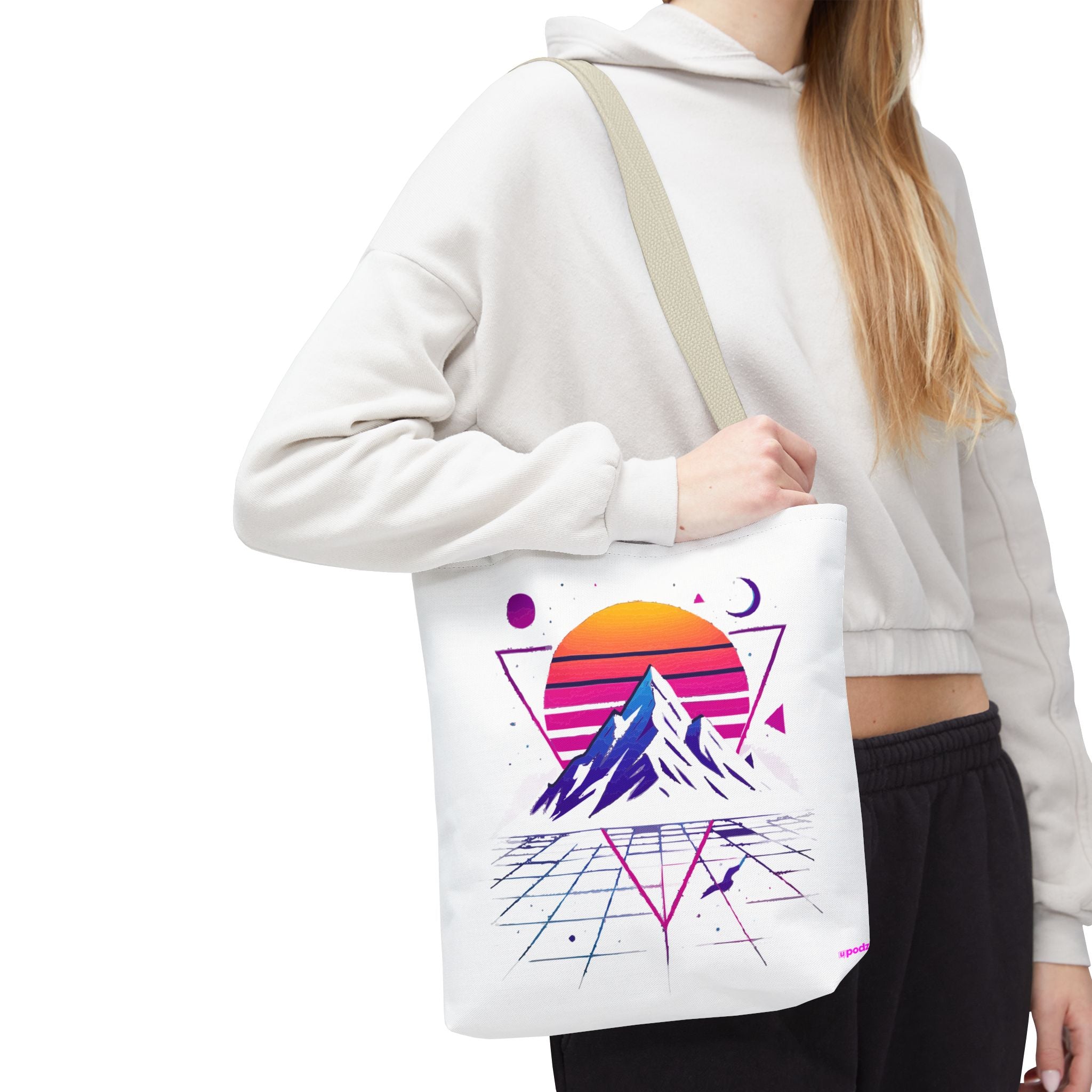 Moon Vibes Tote - Quirky Design, Fun Bag