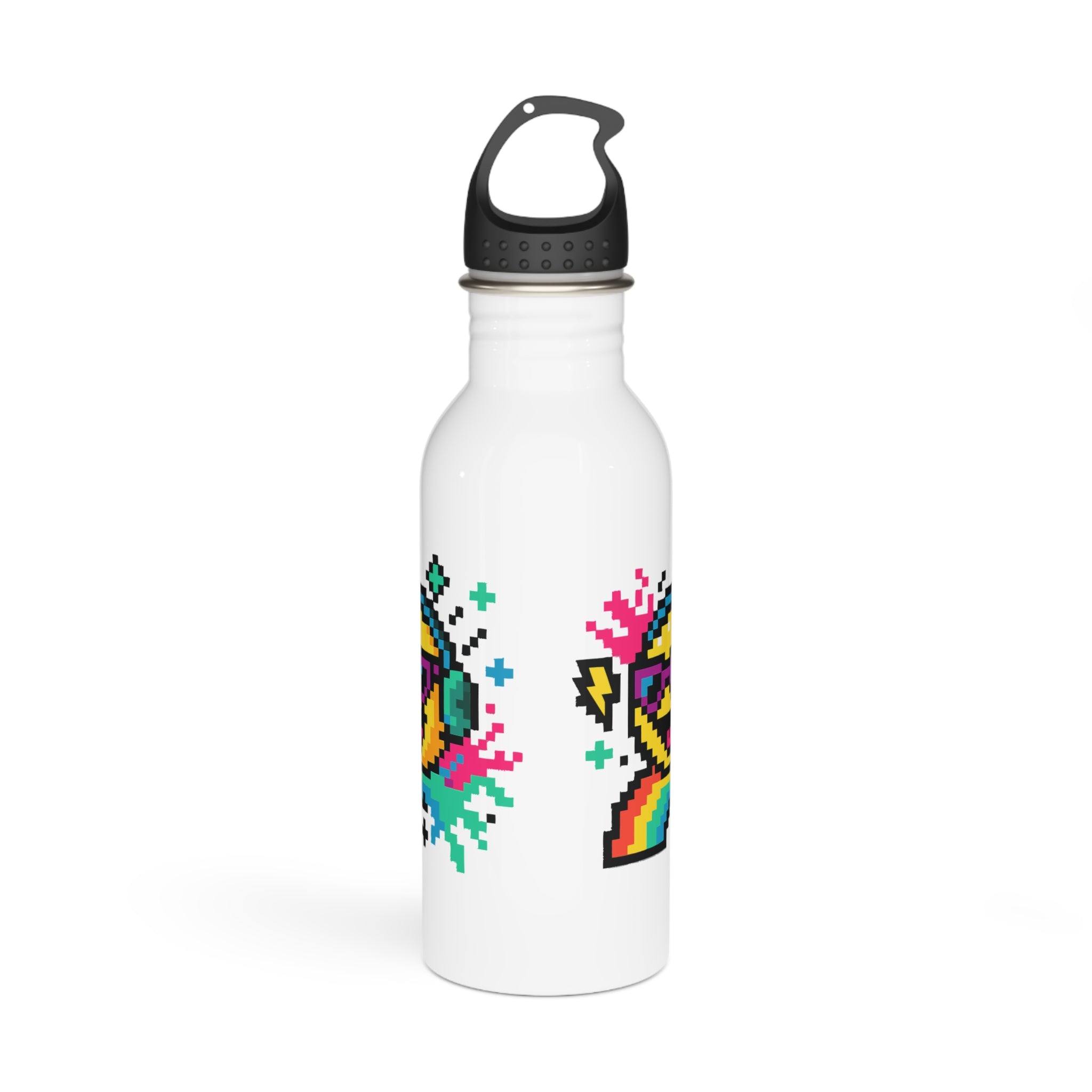Emoji Rainbow Water Bottle, Reusable Sports Hydration Flask