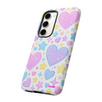 Colourful Doodle Design, Tough Cases, Phone Cover