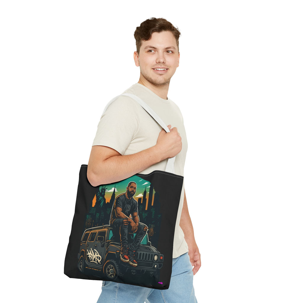 Hanging Out Tote Bag - Quirky Fun Bag