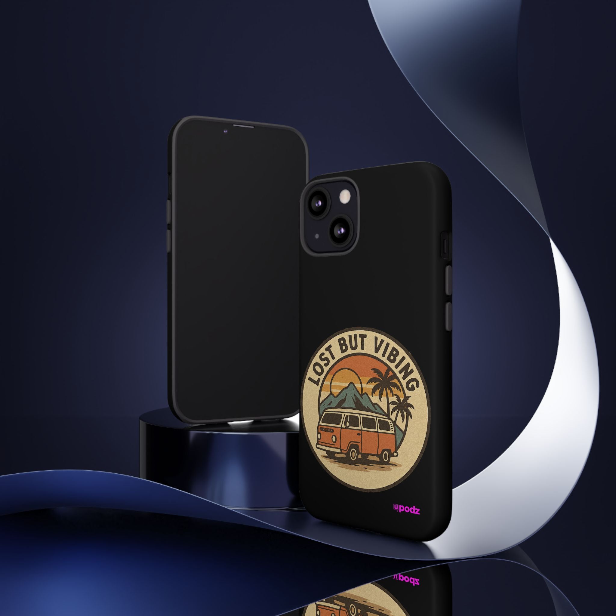 Lost But Vibing Design, Tough Cases, Phone Cover