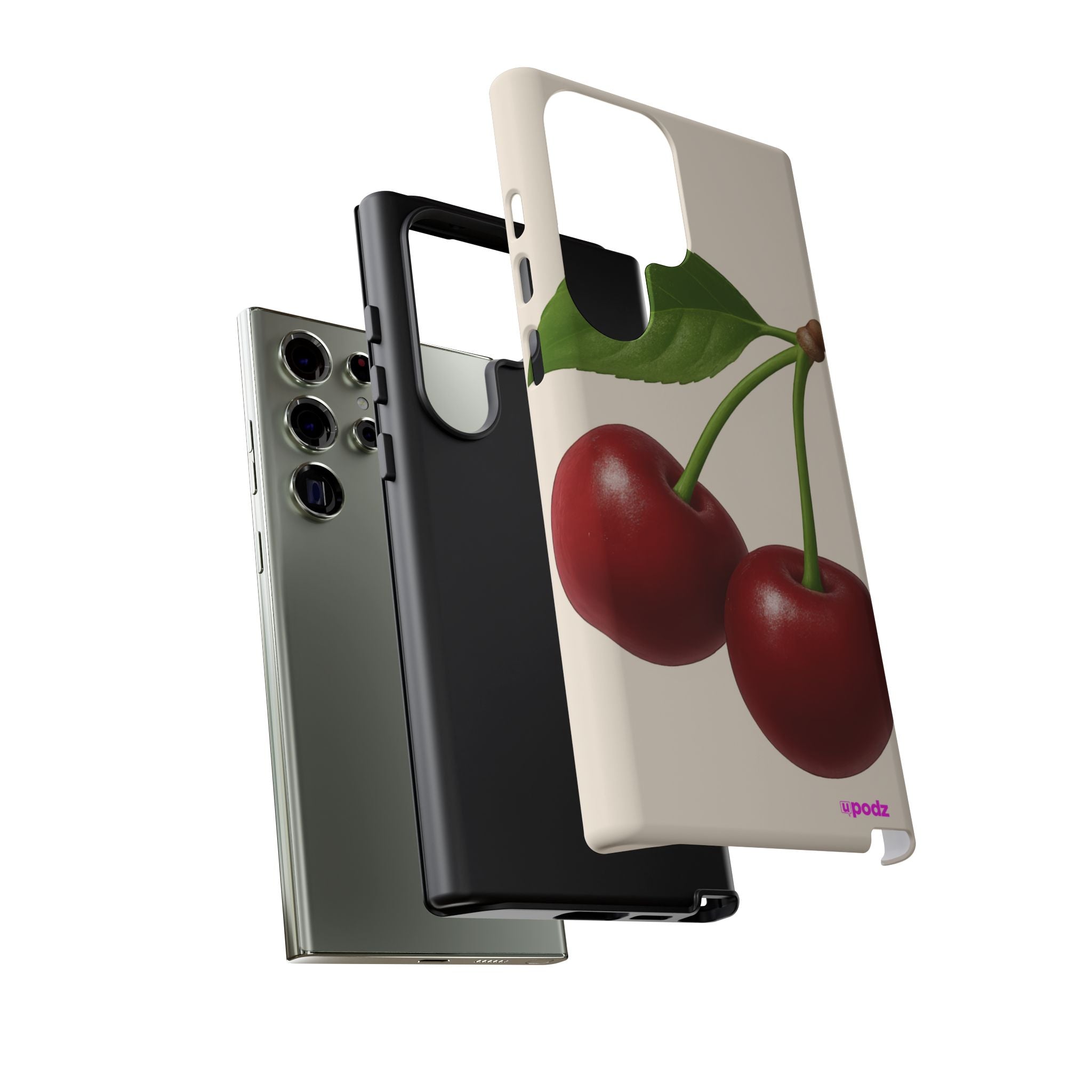 Red Cherry Design, Tough Cases, Phone Cover