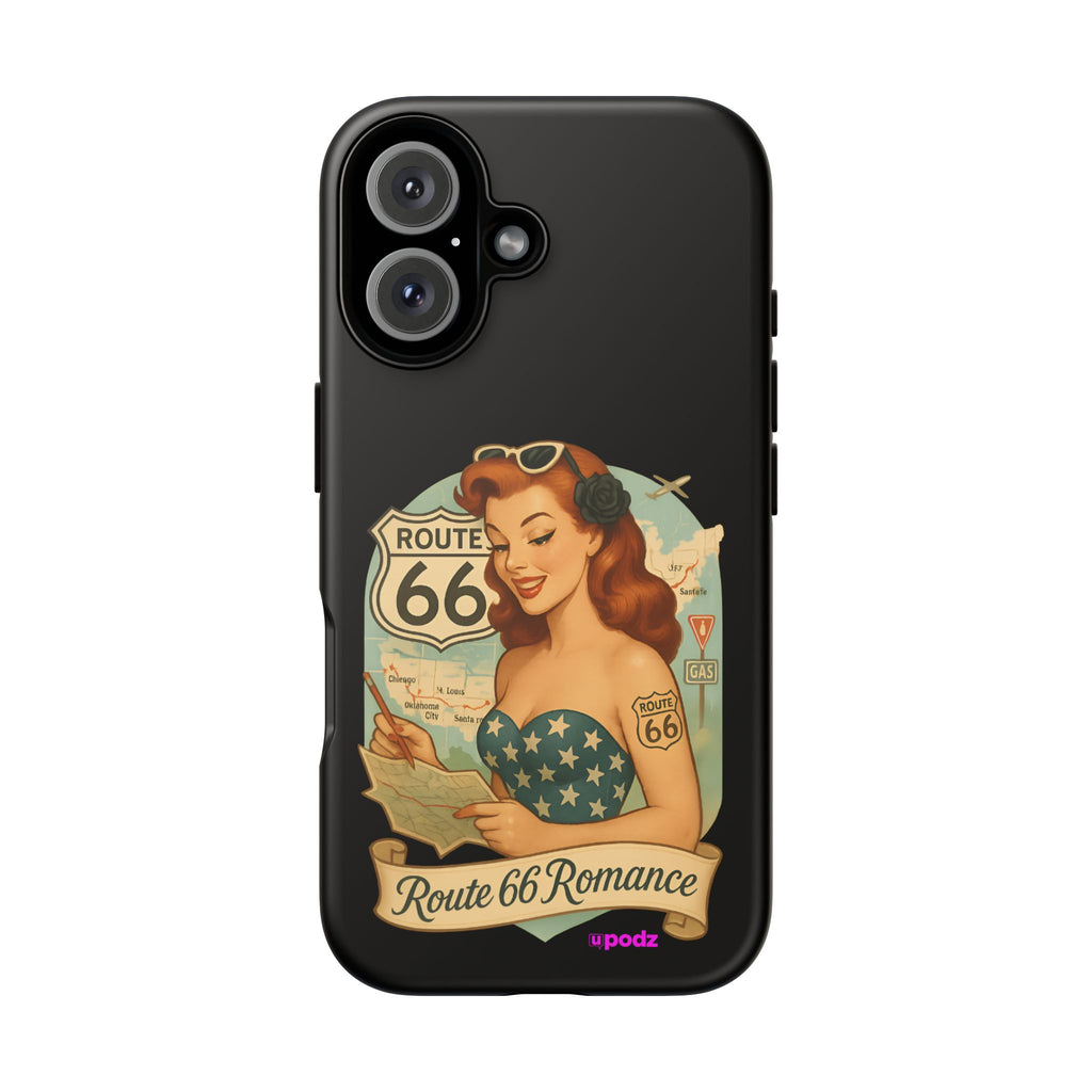 Route 66 Design, Tough Cases, Phone Cover, Unique Gift