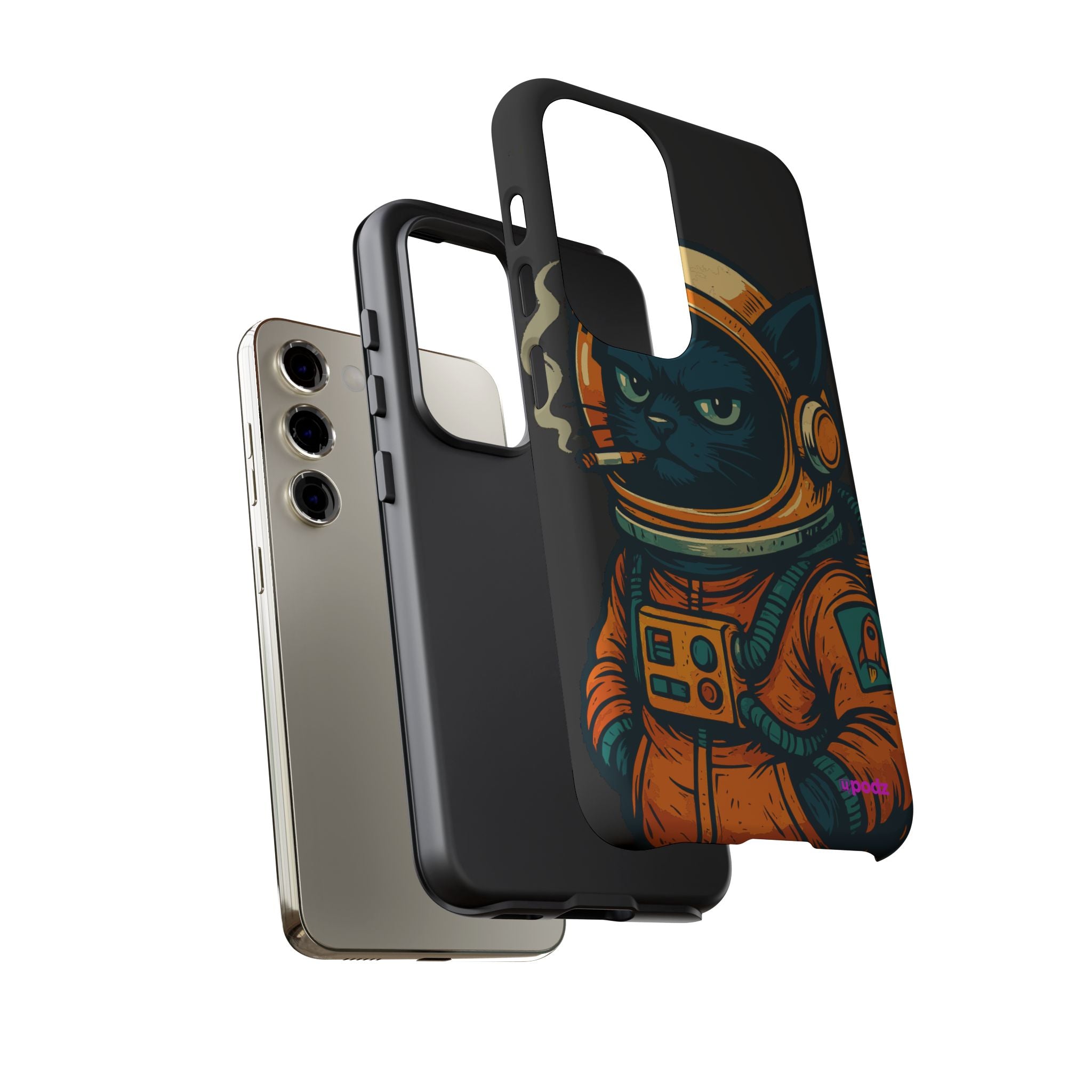 Smoking Cat Design, Tough Cases, Phone Cover
