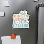 Tropical Die-Cut Magnet - Ocean Vibes, Refrigerator Magnet