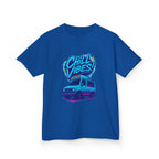 Chill Vibes Kids Tee, Fun Graphic Tee, Kids Cotton T-Shirt