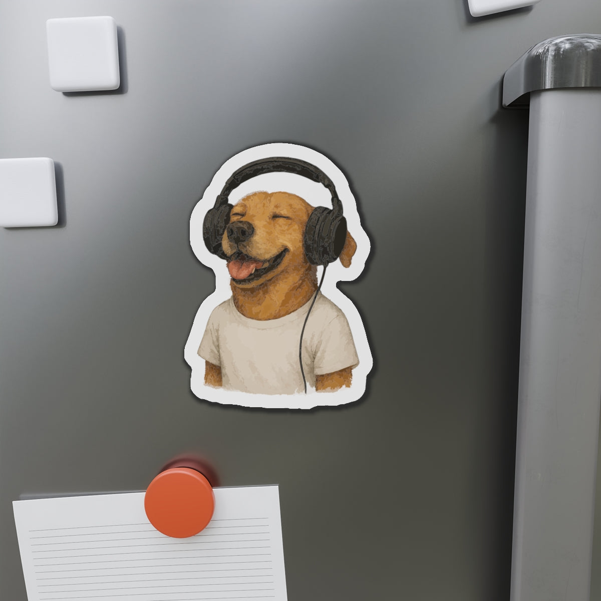 Puppy Vibes Die-Cut Magnets
