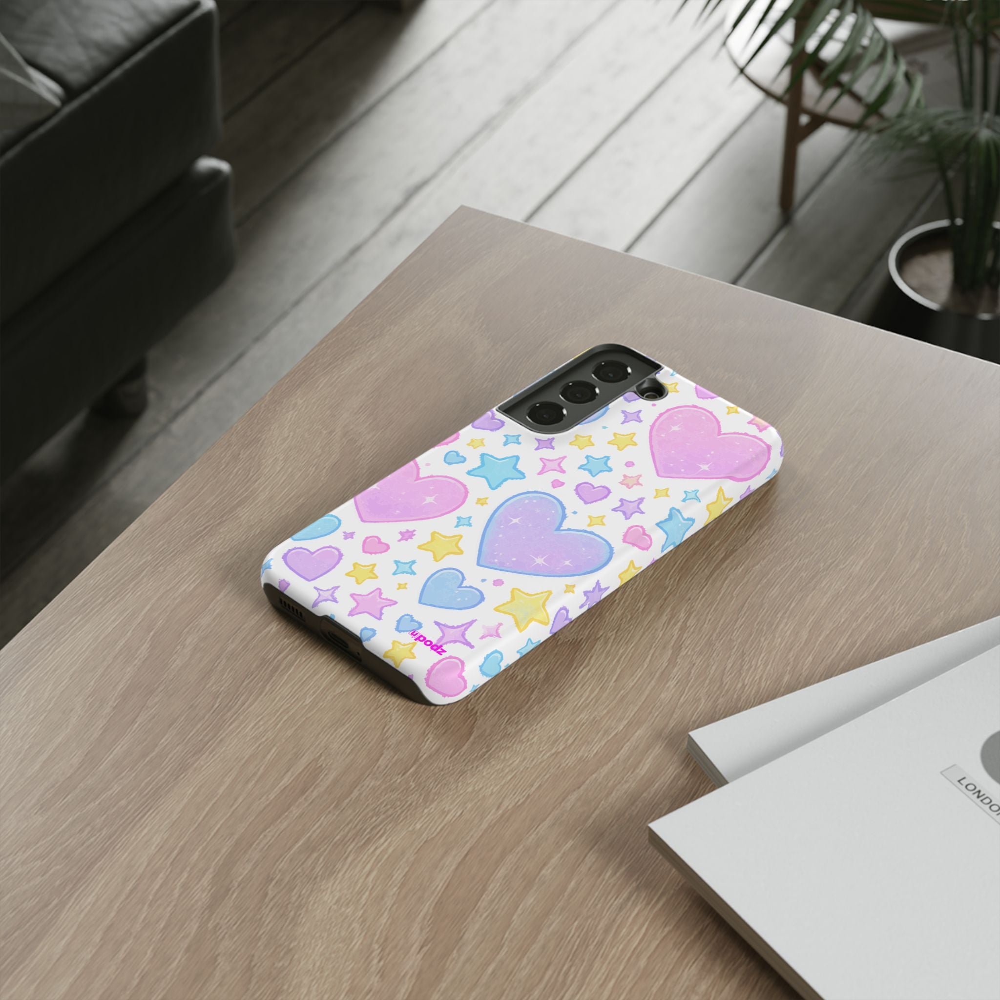 Colourful Doodle Design, Tough Cases, Phone Cover