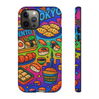 Bento Box, White Cover Design, Tough Cases, Phone Cover