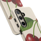 Red Cherry Design, Tough Cases, Phone Cover