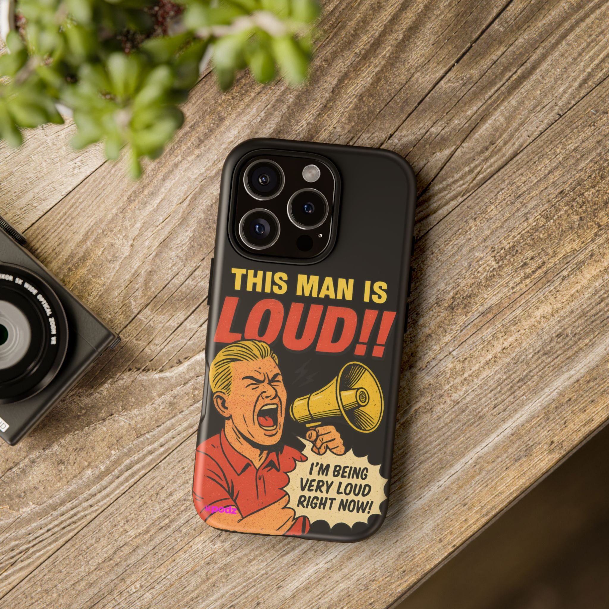 Loud Man Design, Tough Cases, Phone Cover