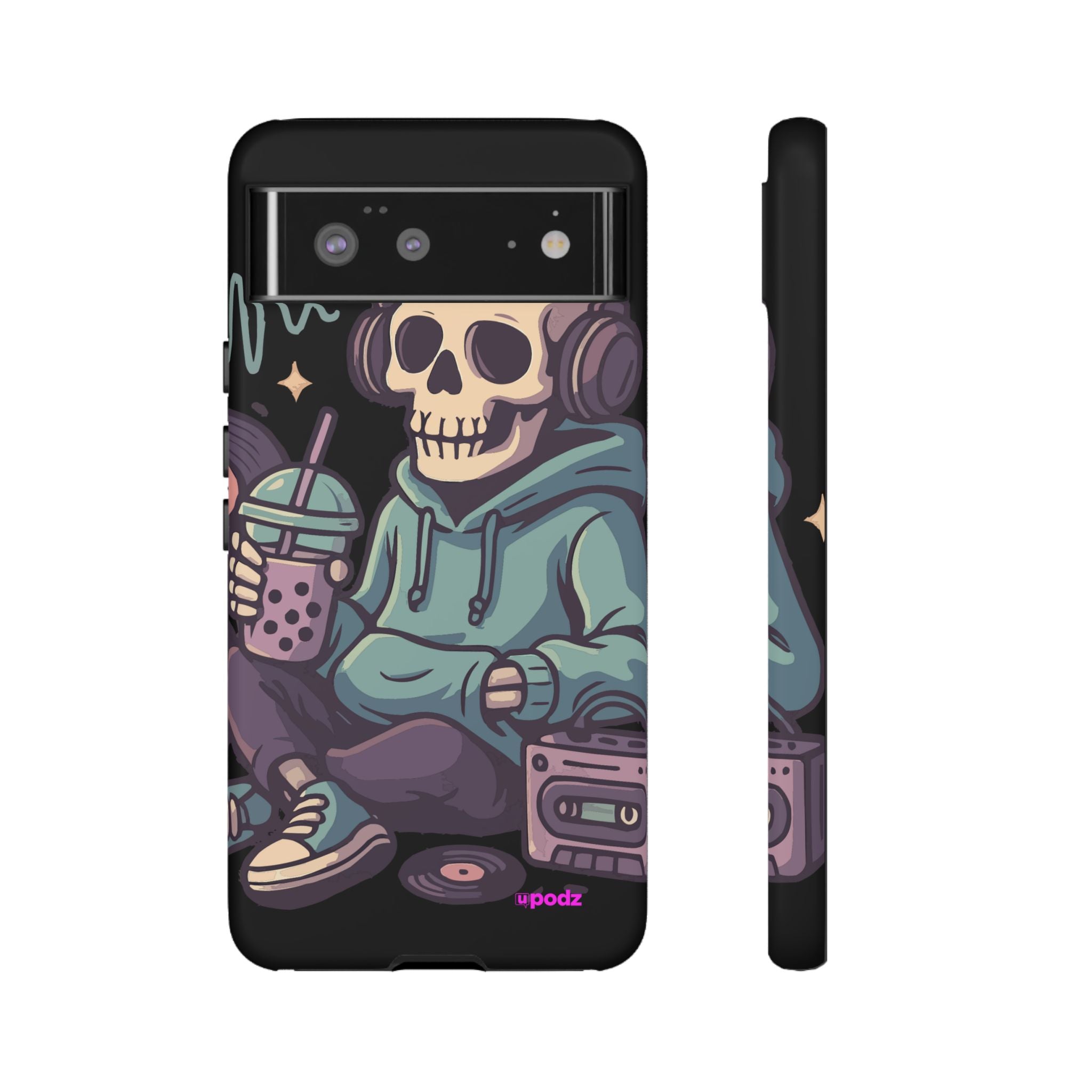 Skull Headphones Design, Tough Cases, Phone Cover