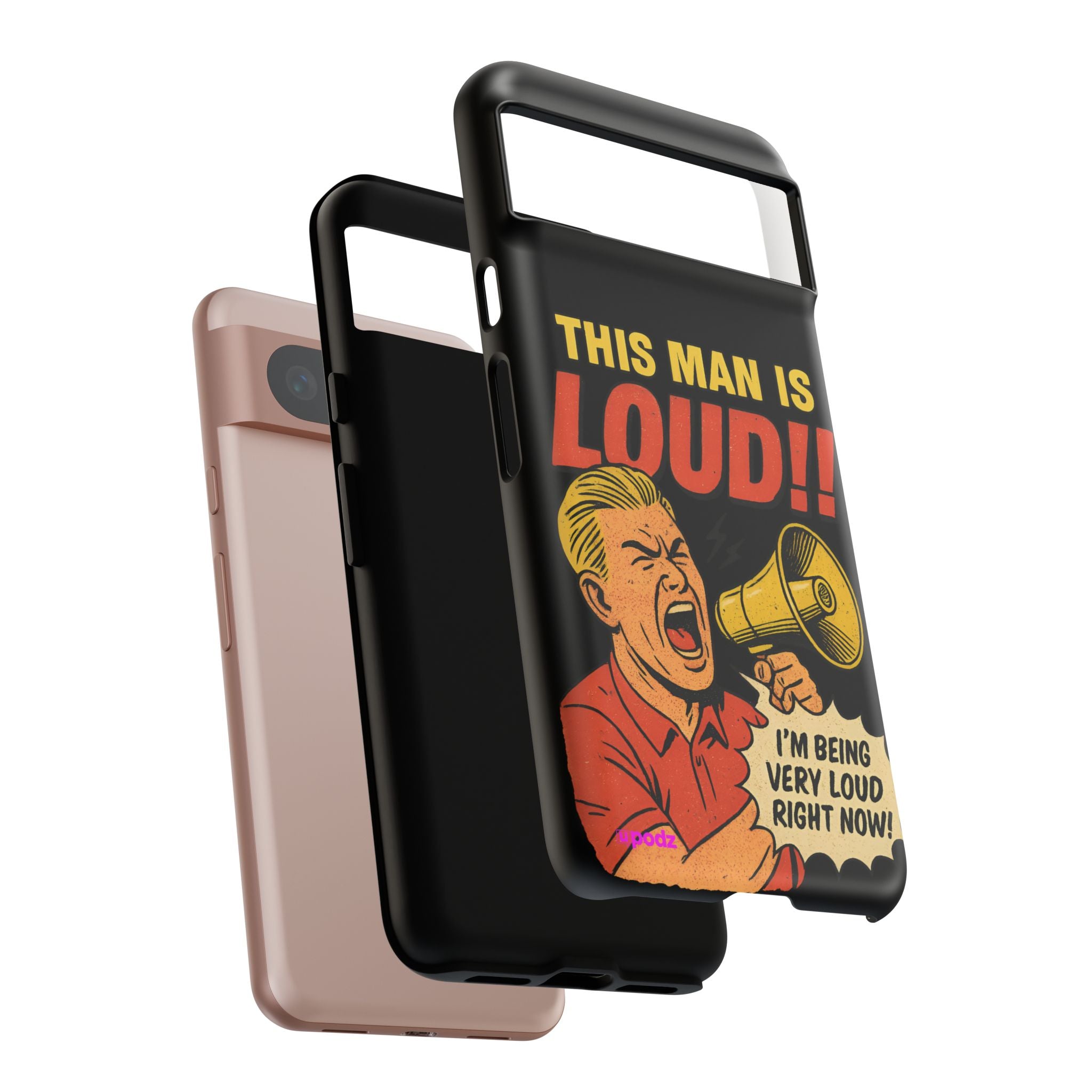 Loud Man Design, Tough Cases, Phone Cover