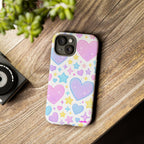 Colourful Doodle Design, Tough Cases, Phone Cover