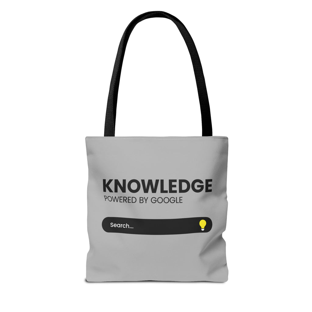 Knowledge Powered Tote Bag - Motivational Carryall