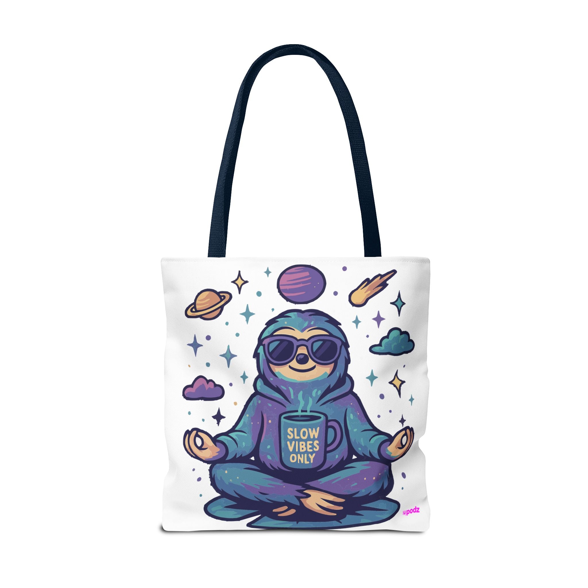 Slow Vibes Sloth Quirky Design, Fun Bag