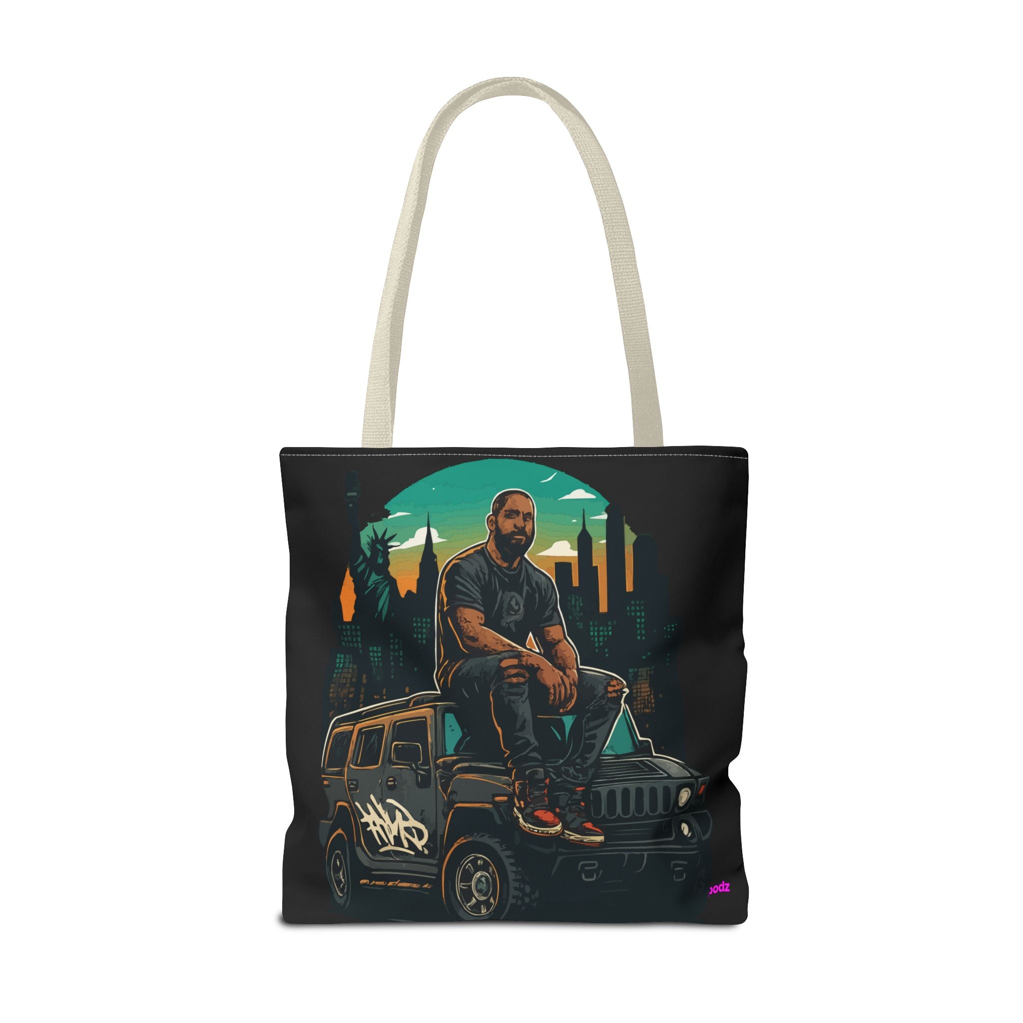 Hanging Out Tote Bag - Quirky Fun Bag