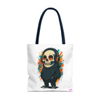 Skull Vibes Tote Bag - Quirky Fun Bag