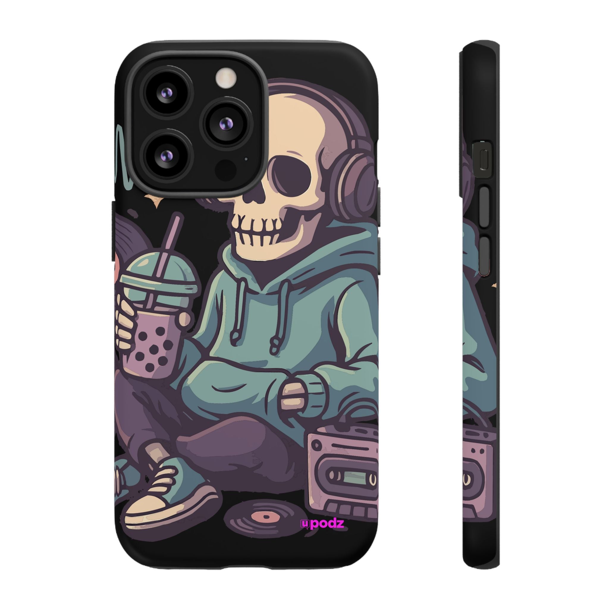 Skull Headphones Design, Tough Cases, Phone Cover