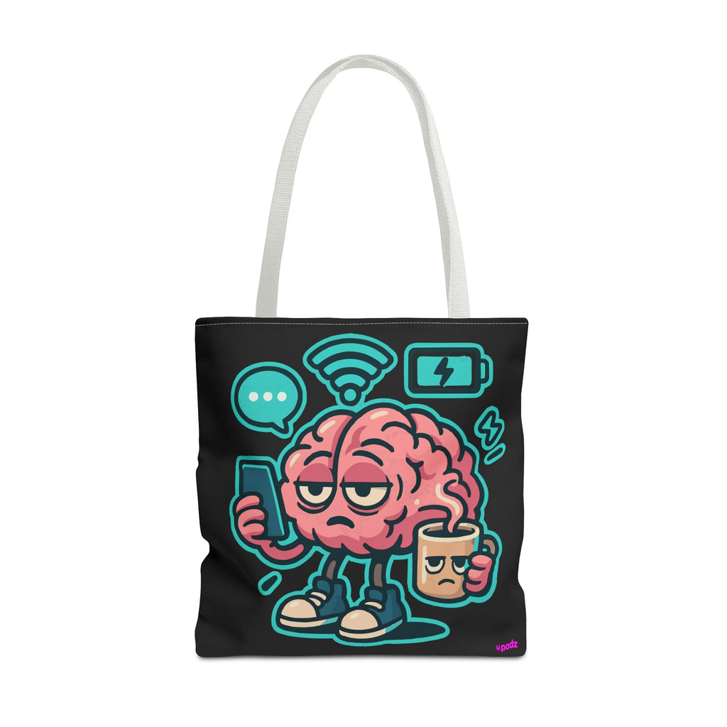 Brain Power Tote Bag - Quirky, Fun Tote Bag
