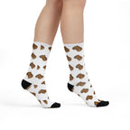 Capybara, Sublimation Crew Socks