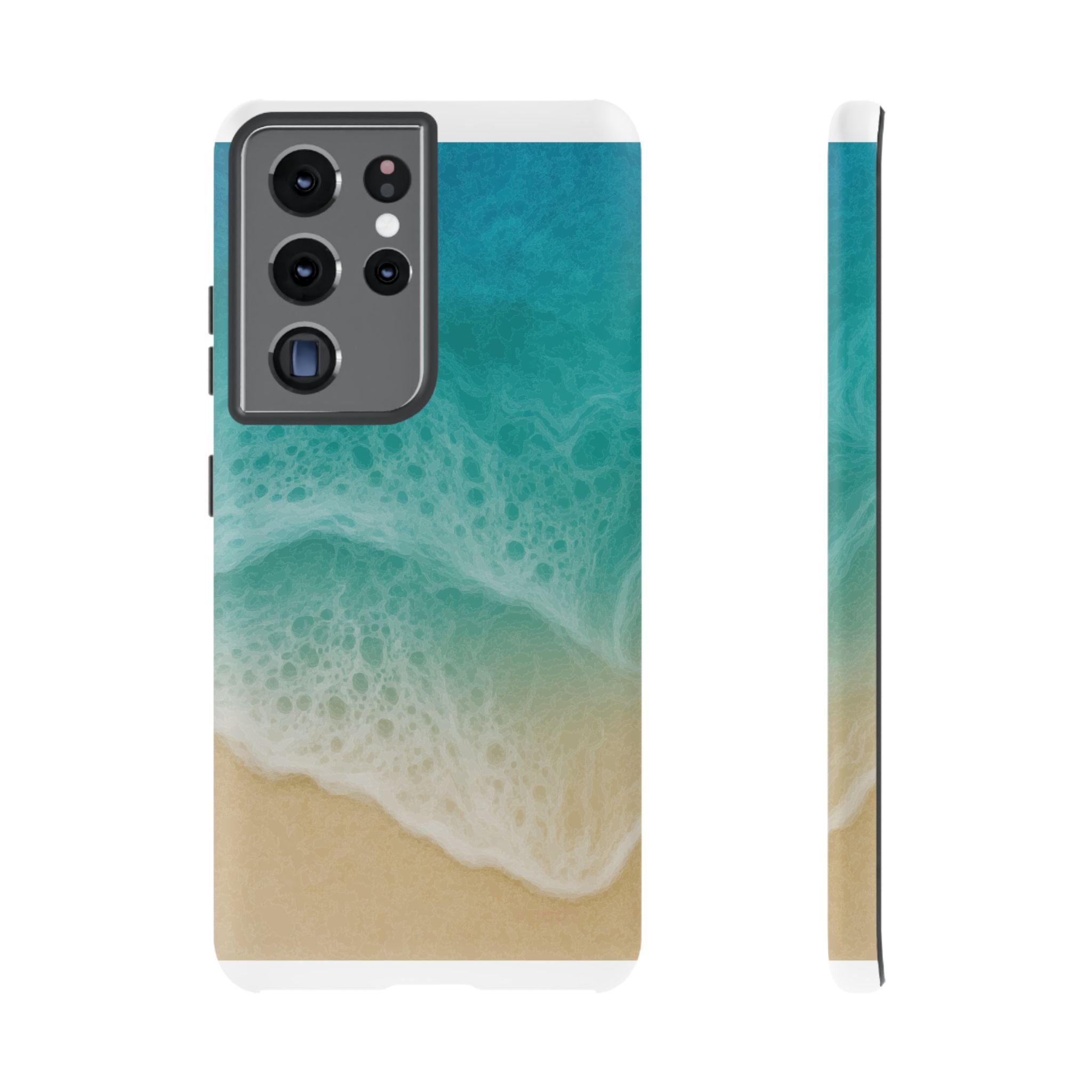 Resin Art, White Cover Design, Tough Cases, Phone Cover