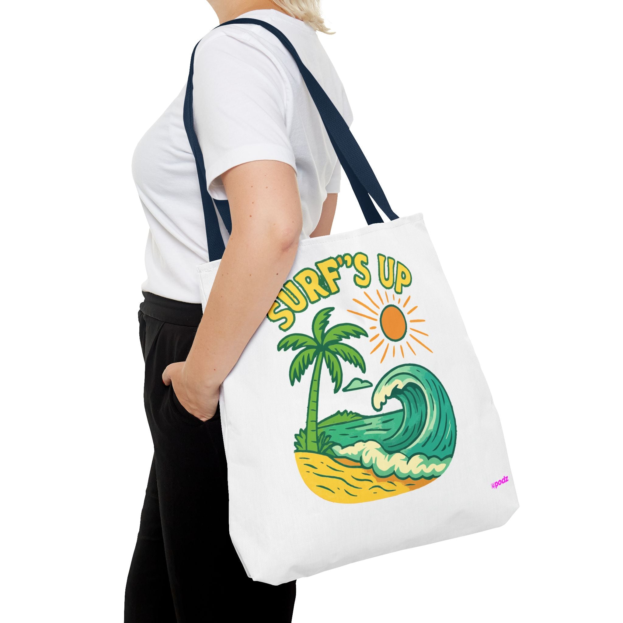 Surfs up Tote - Quirky Design, Fun Bag