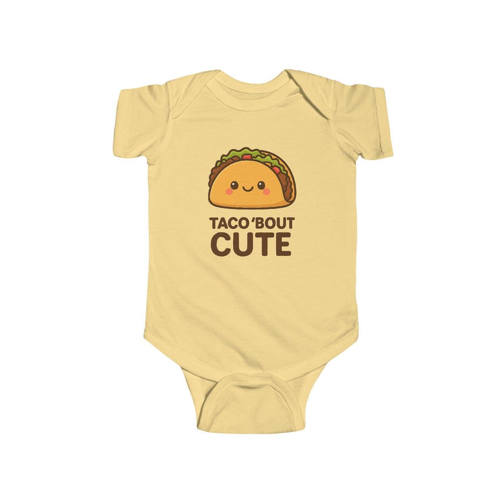 Taco Baby Bodysuit, Funny Infant Outfit, Cute Baby Clothes